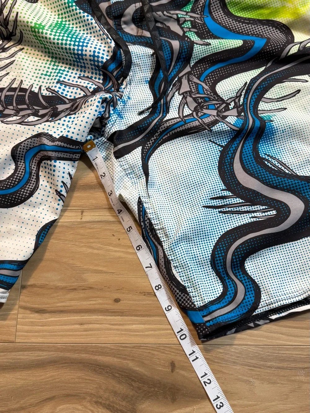O'Neill Men's Blue, White & Lime Graphic Board Shorts